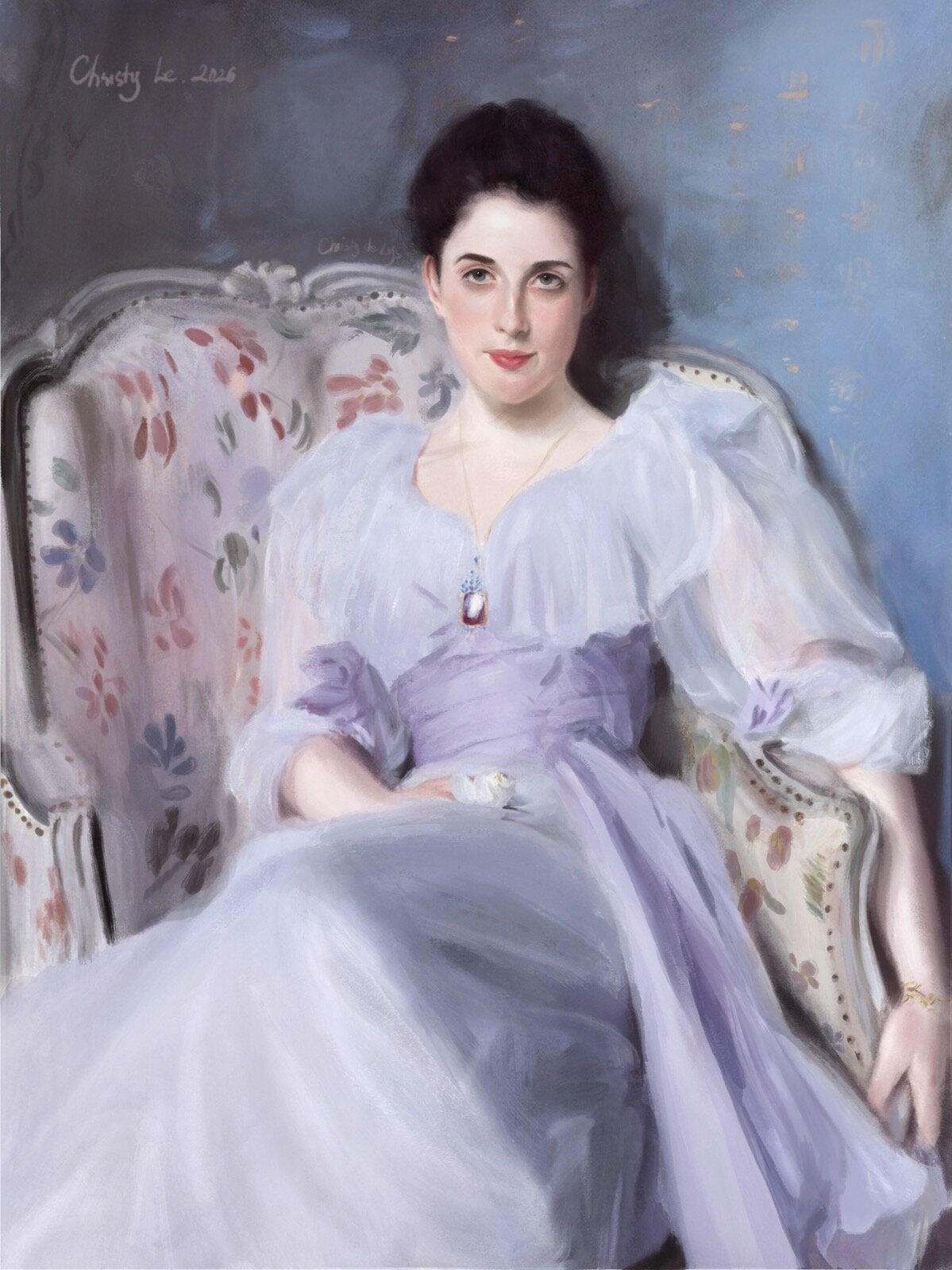 Lady in Violet